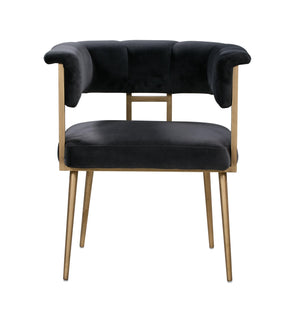 Astrid Grey Velvet Chair