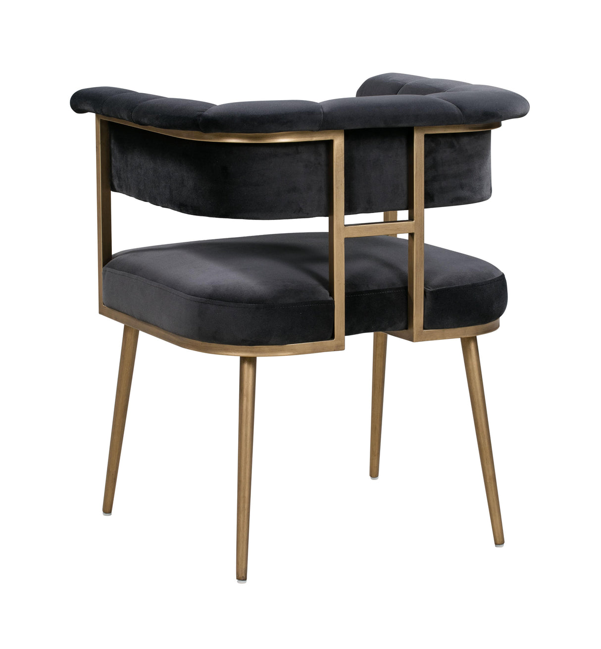 Astrid Grey Velvet Chair