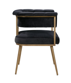 Astrid Grey Velvet Chair