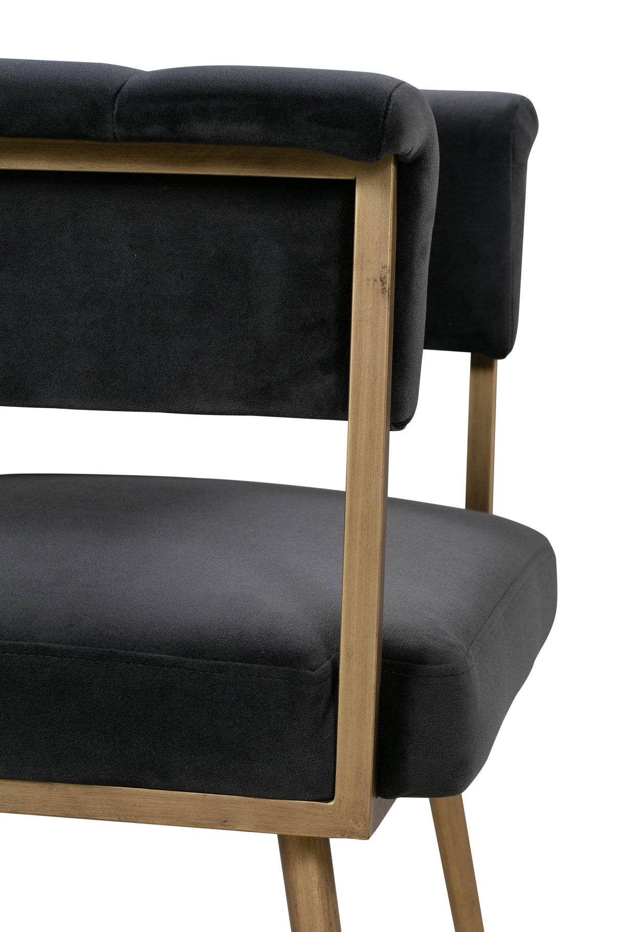 Astrid Grey Velvet Chair