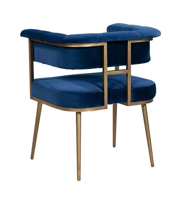 Astrid Navy Velvet Chair