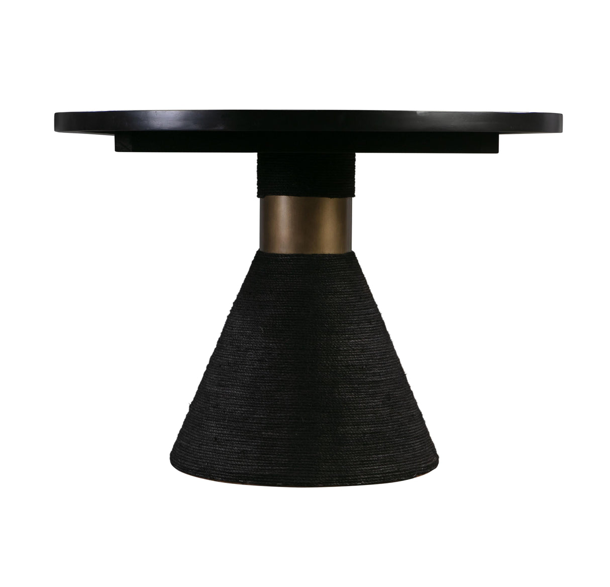 Rishi Black Rope Oval Table