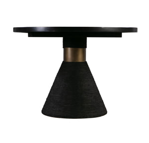 Rishi Black Rope Oval Table