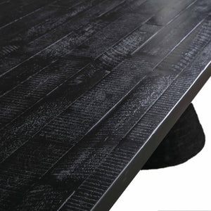 Rishi Black Rope Oval Table