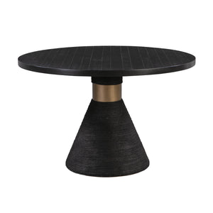 Rishi Black Rope Round Table