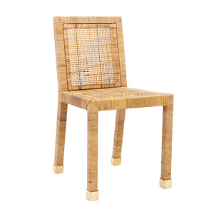 Amara Rattan Performance Fabric Dining Chair