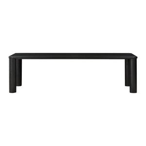 Akola Black Oak Rectangular Dining Table