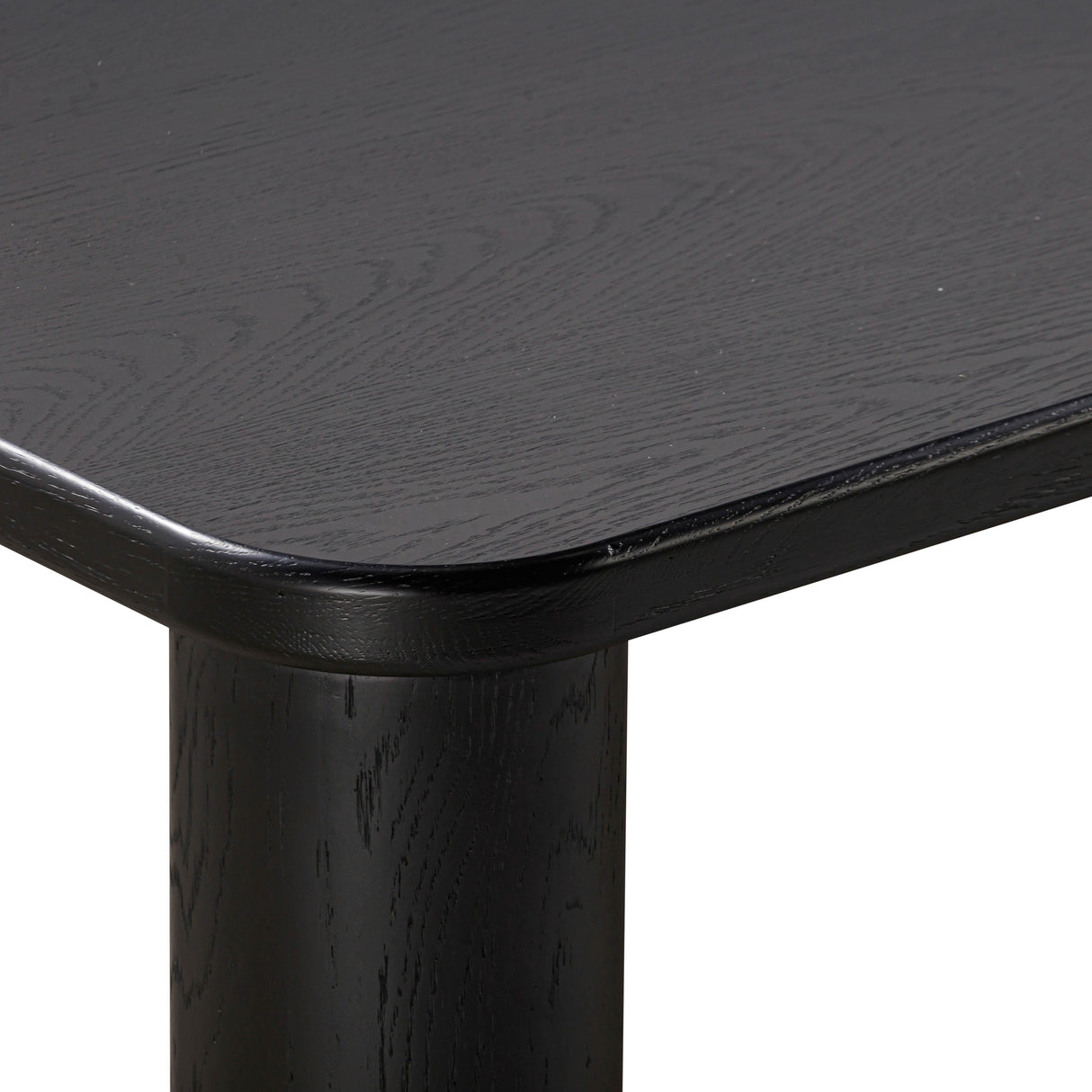 Akola Black Oak Rectangular Dining Table