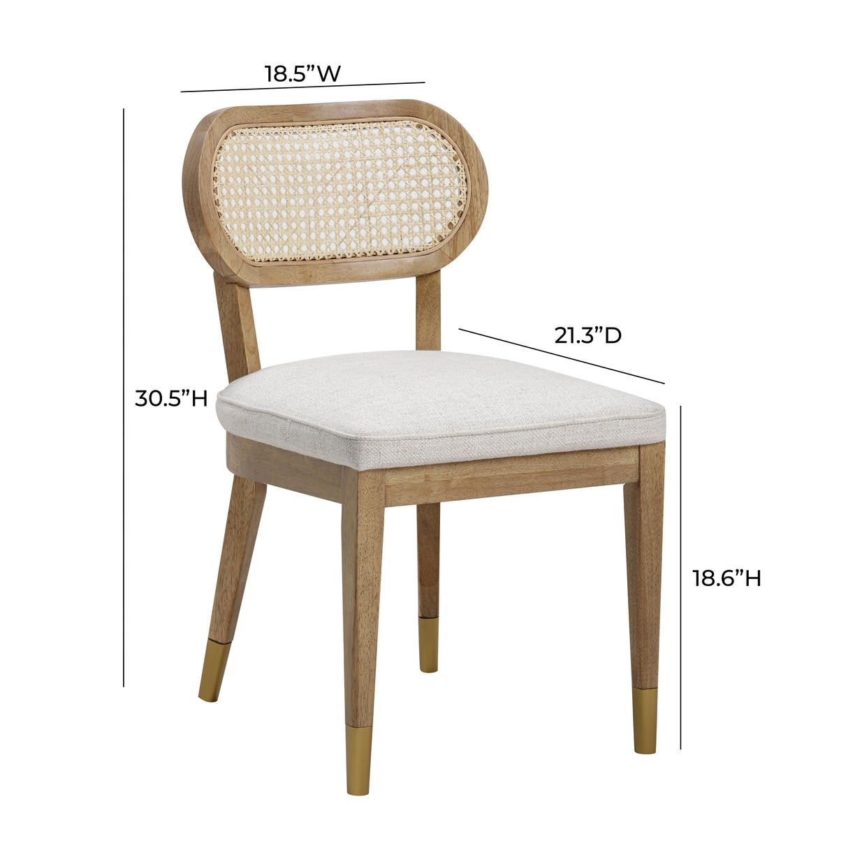 "Cosette Natural Dining Chair "