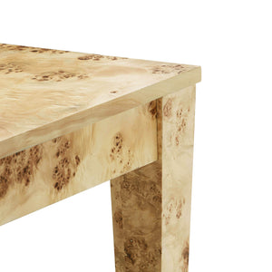 Brandyss Natural Burl Rectangular Dining Table