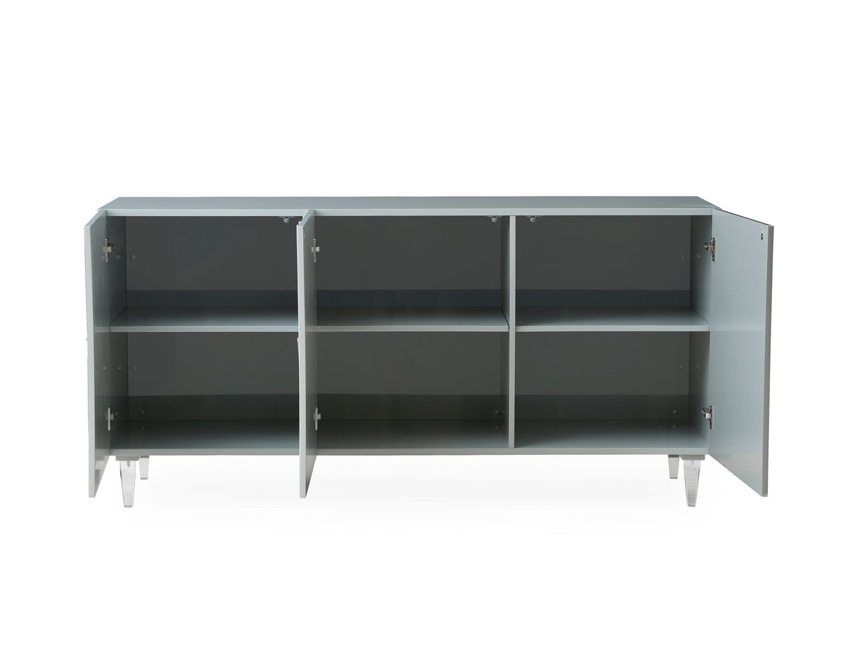 Deco Grey Lacquer Buffet