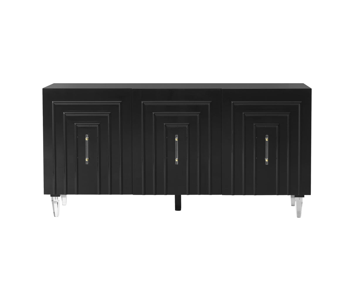 Famke Black Lacquer Buffet