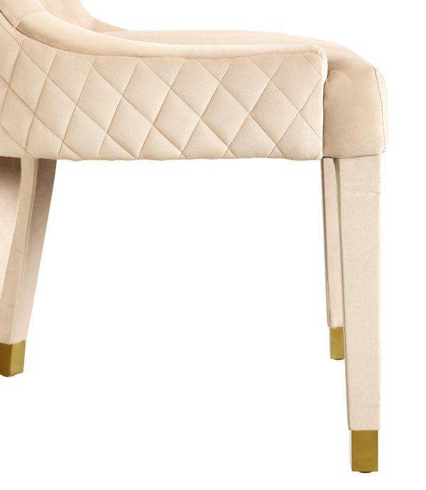 Diamond Cream Dining Chair