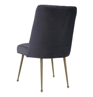 Batik Grey Velvet Dining Chair