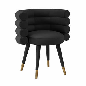 Betty Black Velvet Dining Chair