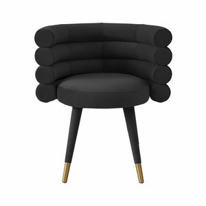 Betty Black Velvet Dining Chair