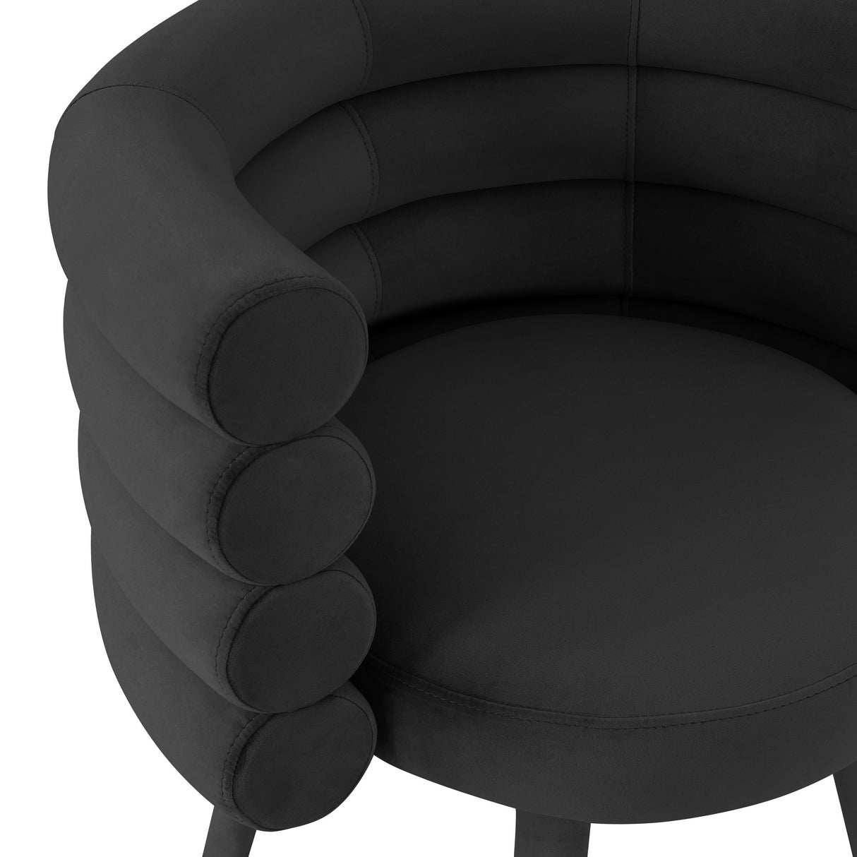 Betty Black Velvet Dining Chair