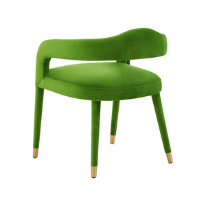 Lucia Green Velvet Dining Chair