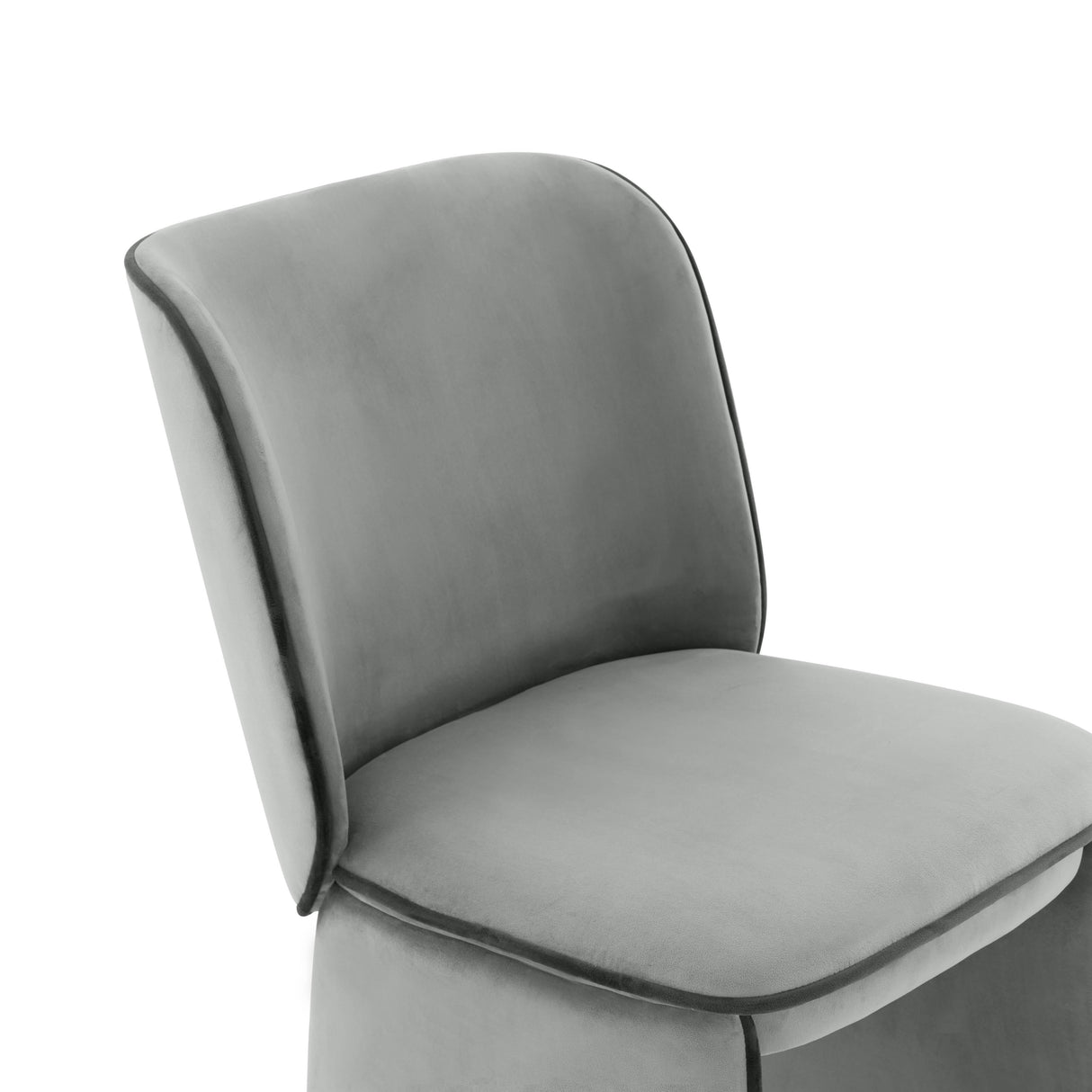 Kinsley Grey Velvet Dining Chair