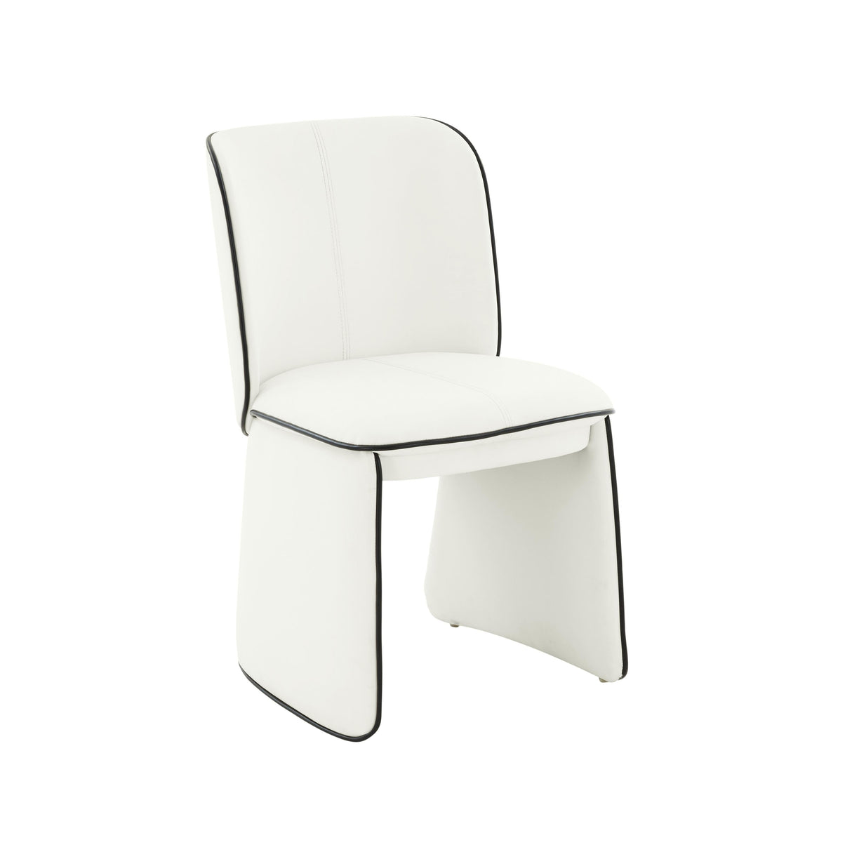 Kinsley Cream Vegan Leather Dining Chair