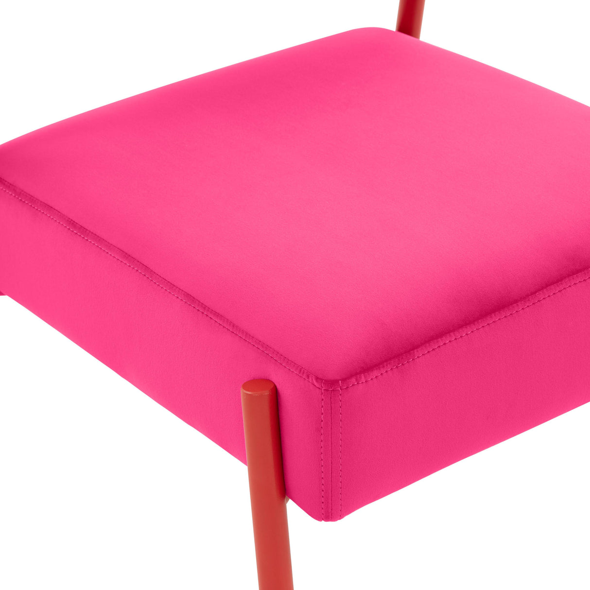 Jolene Hot Pink Velvet Dining Chair