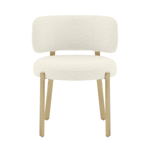 Margaret Cream Performance Boucle Dining Chair