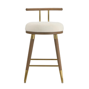 Juniper Cream Velvet Counter Stool