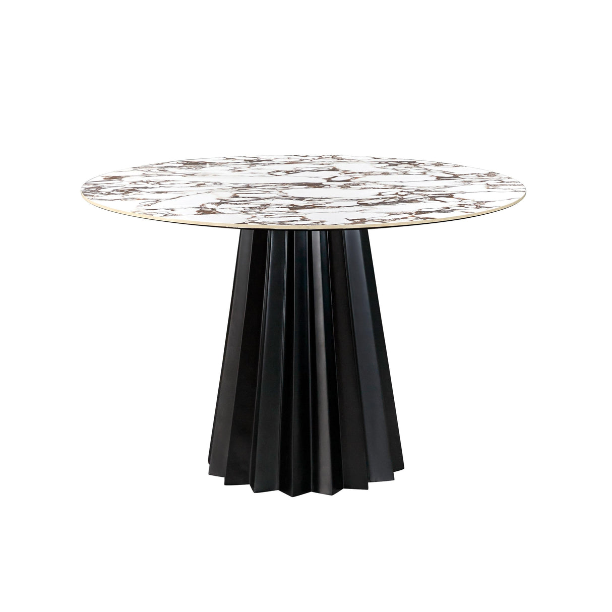 Jimena Marble Ceramic 47" Round Dining Table