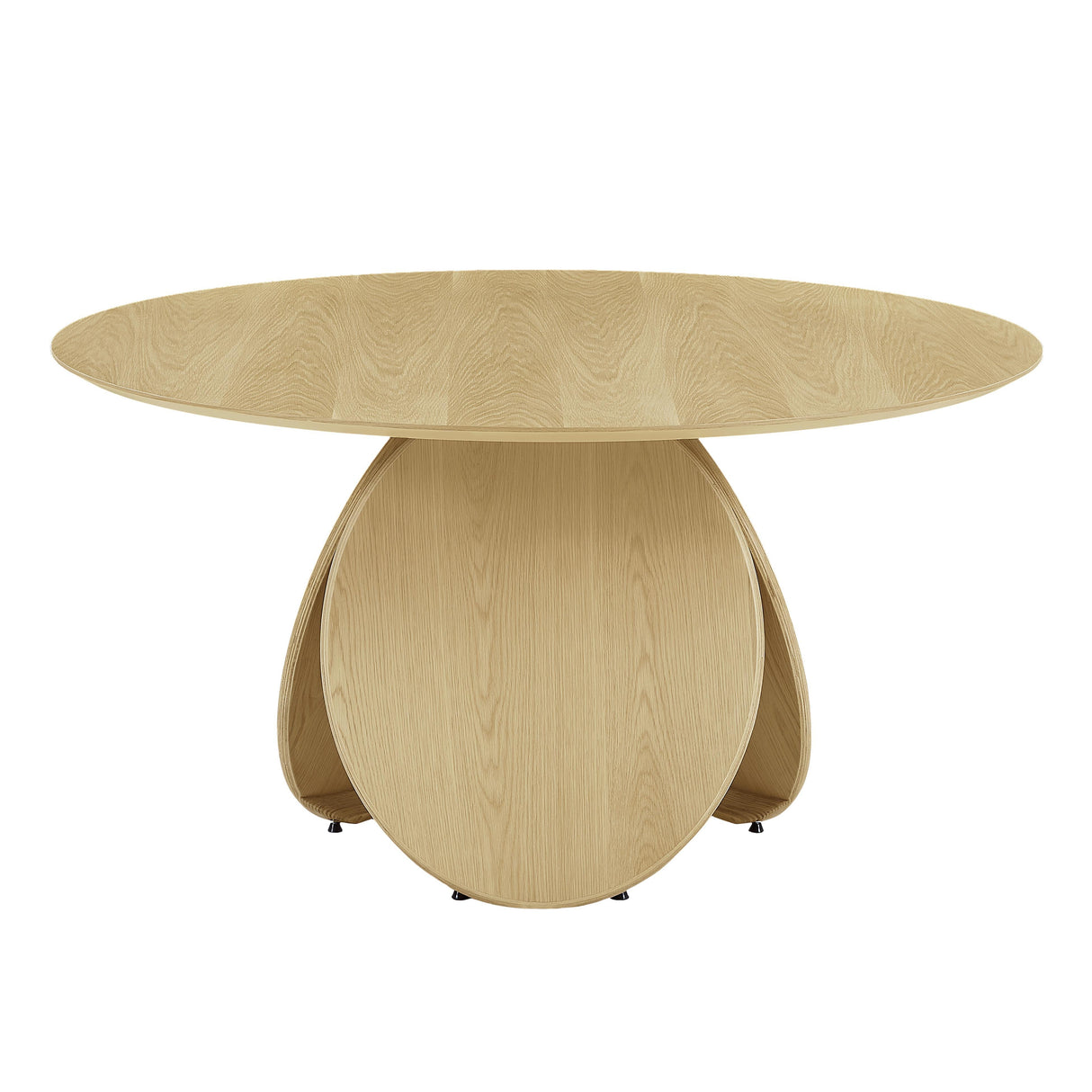 Emil Natural Oak Round Dining Table