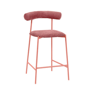 Liliana Mauve Performance Velvet Counter Stool