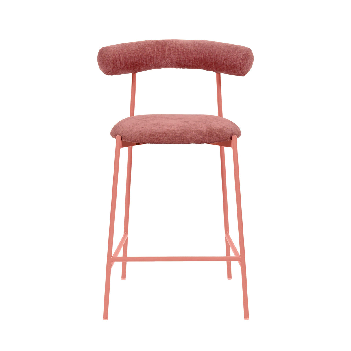 Liliana Mauve Performance Velvet Counter Stool