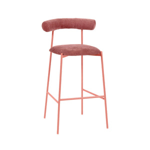 Liliana Mauve Performance Velvet Bar Stool