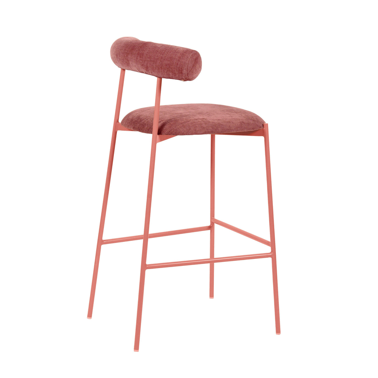 Liliana Mauve Performance Velvet Bar Stool