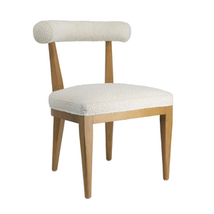 Palla Cream Performance Boucle Dining Chair