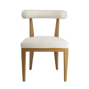 Palla Cream Performance Boucle Dining Chair