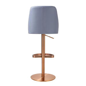 Maven Lavender Mist and Rose Gold Adjustable Swivel Stool