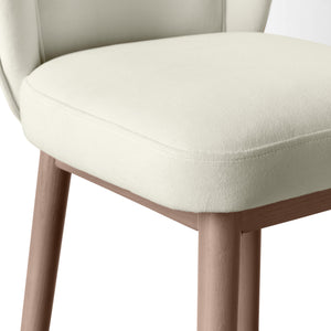 Hailey Cream Velvet Barstool