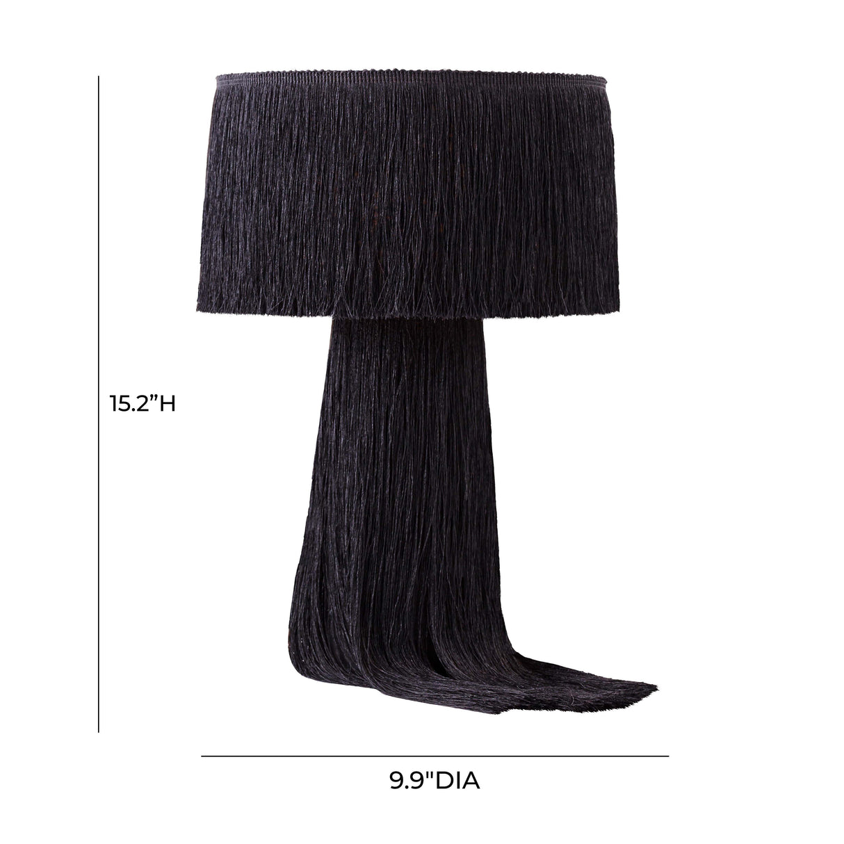 Atolla Black Tassel Table Lamp