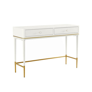 Mariah Two Drawer Off-White Desk