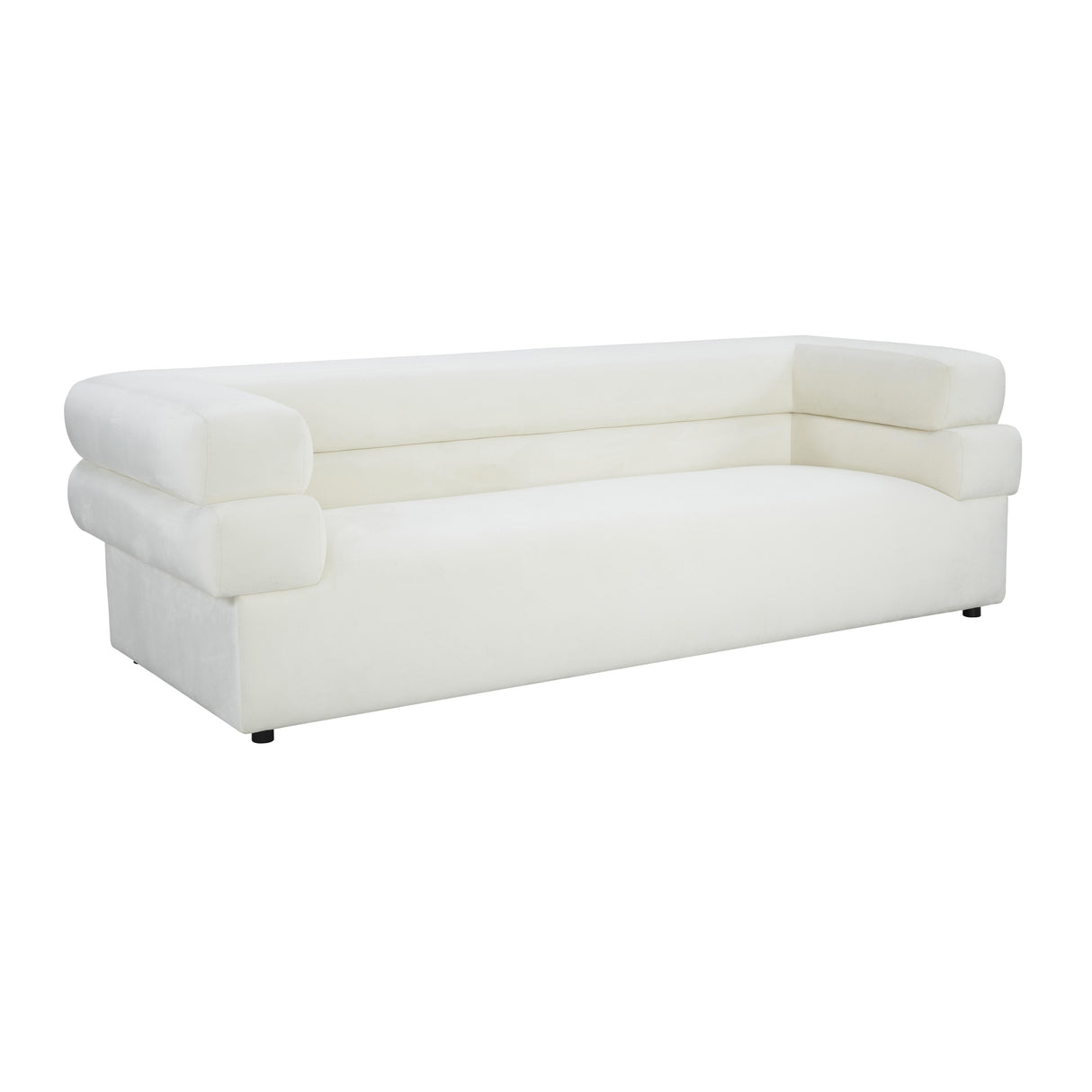 Elsa Cream Velvet Sofa