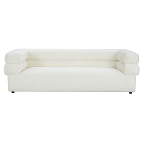 Elsa Cream Velvet Sofa