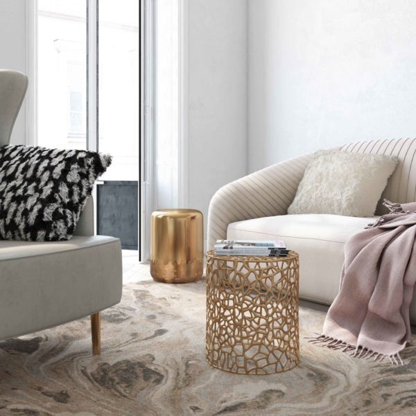 Sophia Gold Side Table