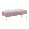 Jessica Mauve Velvet Bench