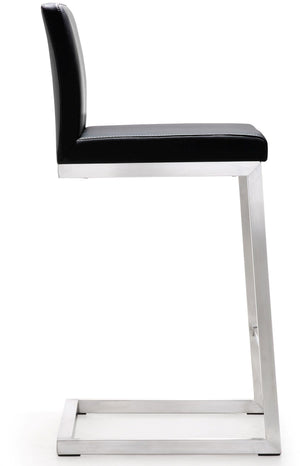 Parma Black Steel Counter Stool