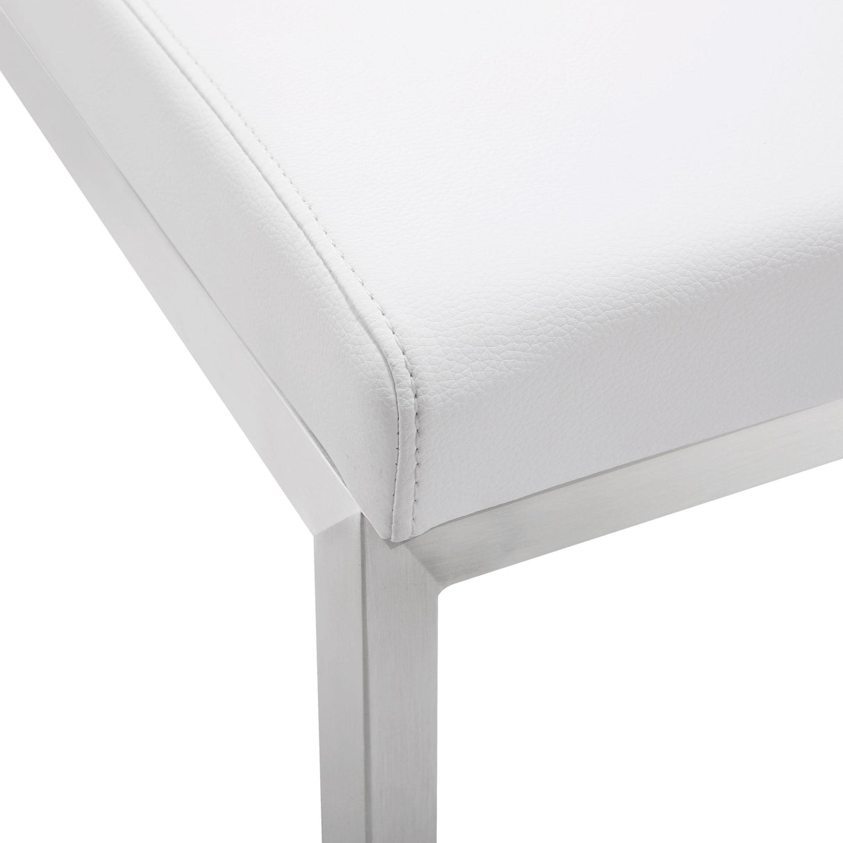 Parma White Steel Counter Stool