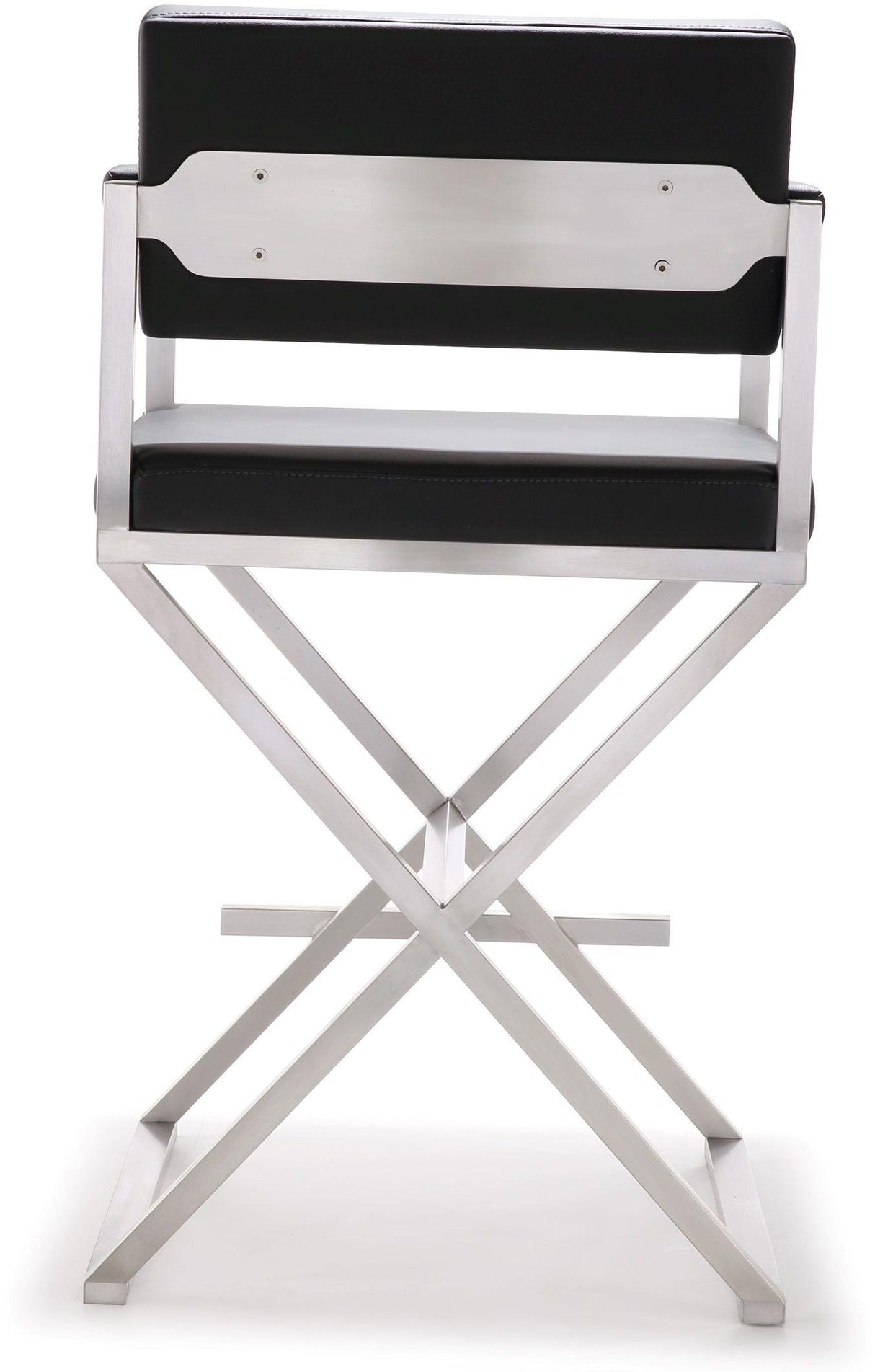 Director Black Steel Counter Stool