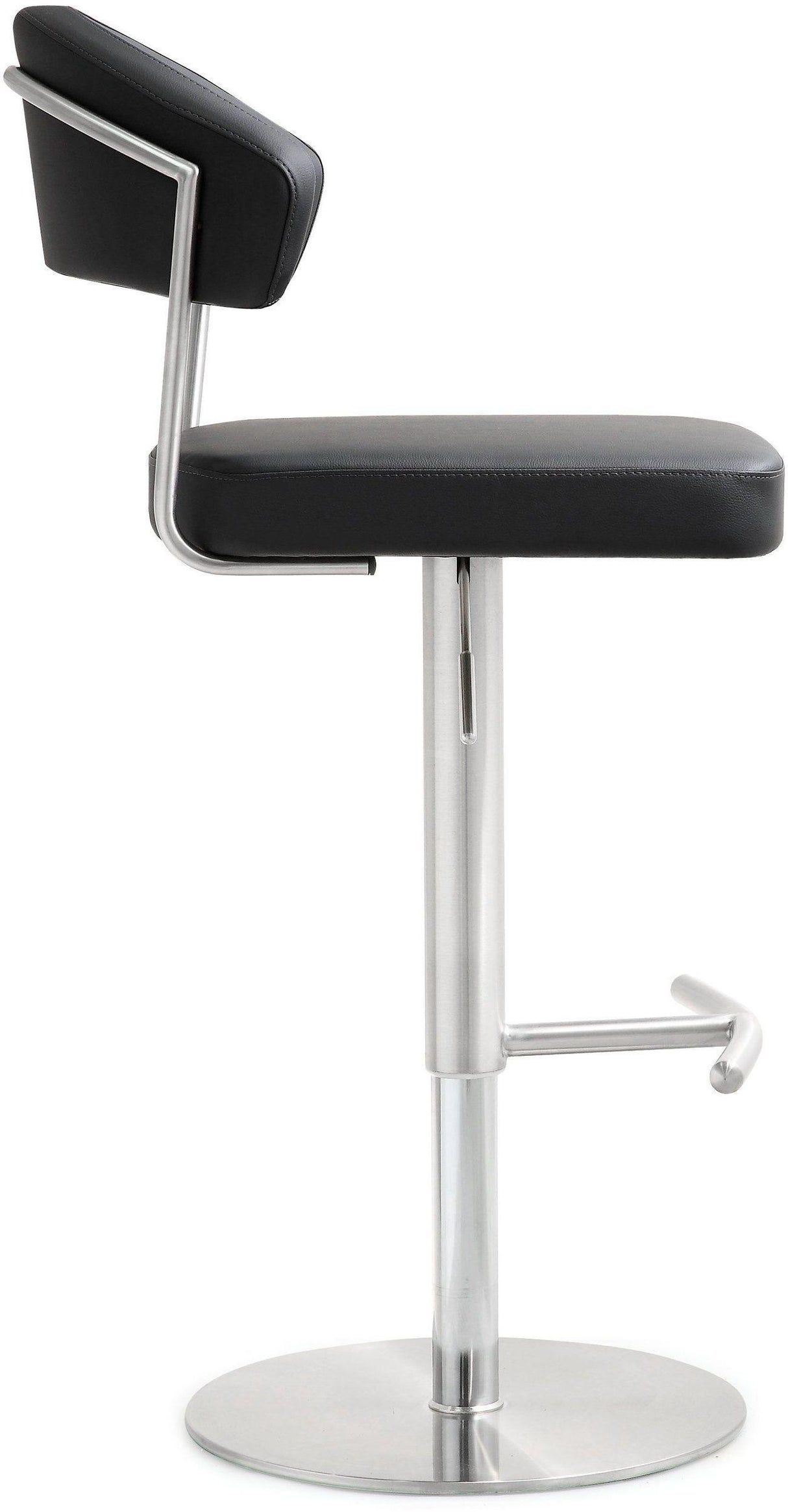 Cosmo Black Steel Barstool