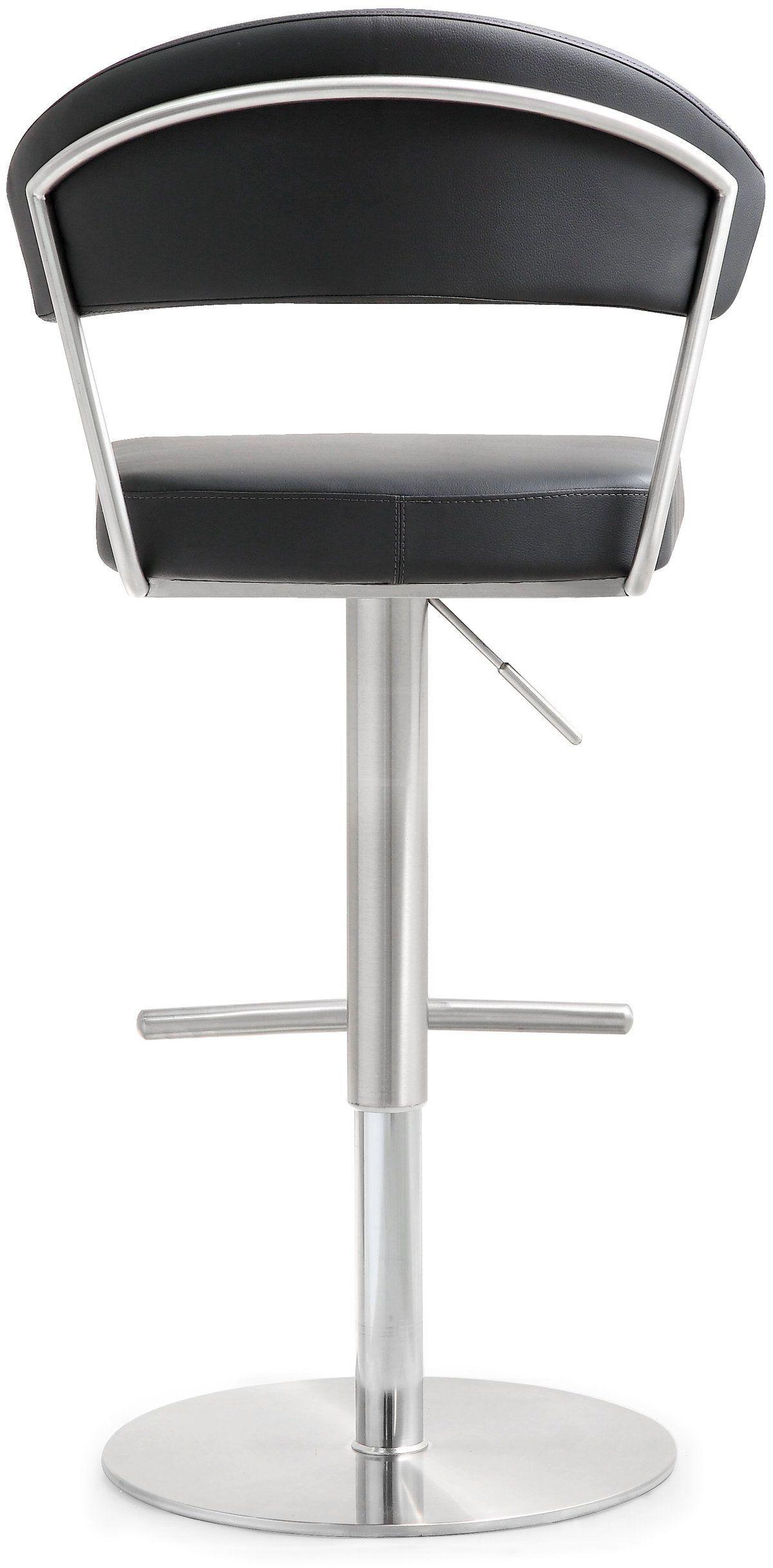 Cosmo Black Steel Barstool