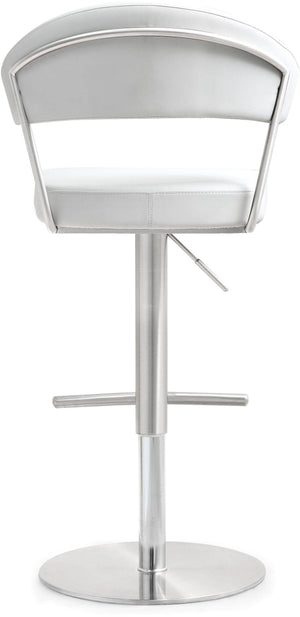 Cosmo White Steel Barstool