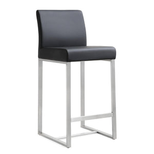 Denmark Black Steel Counter Stool